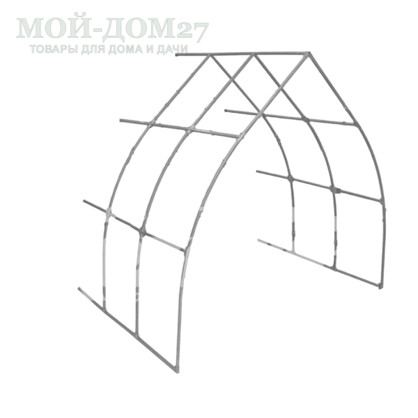 Удлинитель для каркаса теплицы Каплевидная | Мой-Дом27 | Дополнительная секция каркаса для увеличения длины теплицы на 2 метра